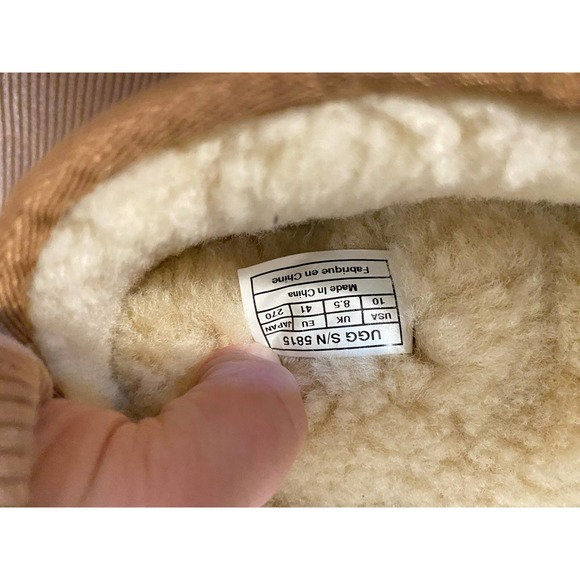 UGG Classic Chestnut Leather Boots size 10 - Picture 8 of 8